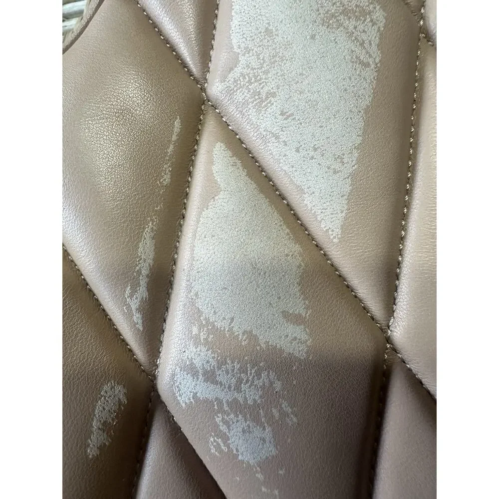 Coach Legacy Pebbled Leather Tote Bag Chalk White Gold Hardware NWT